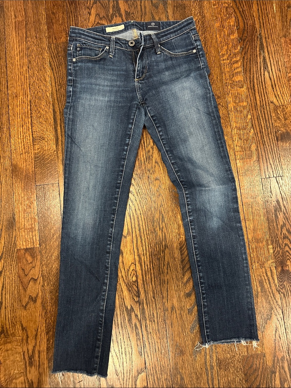 Ag Adriano Goldschmied Slim Jeans in Dark Blue Wash